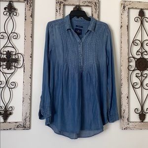 Babydoll, Jean, button up